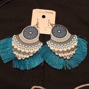 Cute blue earrings